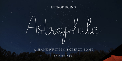 Astrophile Font Poster 1
