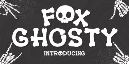 Fox Ghosty Font Poster 1