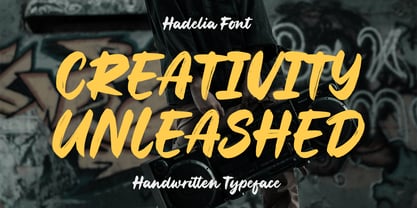 Hadelia Font Poster 7