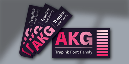 Trapink Font Poster 4