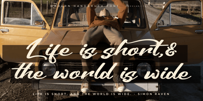 Asttelury Font Poster 2