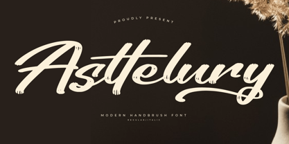 Asttelury Font Poster 1