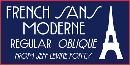 French Sans Moderne JNL Font Poster 1