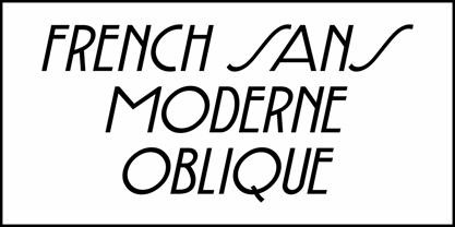 French Sans Moderne JNL Font Poster 4