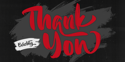 Brashty Font Poster 7