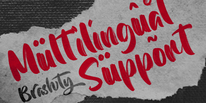 Brashty Font Poster 5