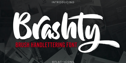 Brashty Font Poster 1
