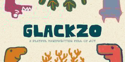 Glackzo Regular Font Poster 1