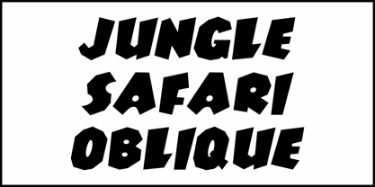 Jungle Safari JNL Font Poster 4