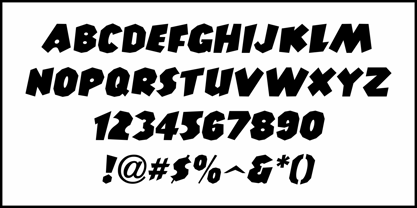 Jungle Safari JNL Font Poster 5