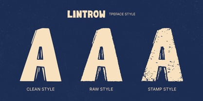 Lintrow Font Poster 3