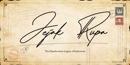 Jejak Rupa Font Poster 1