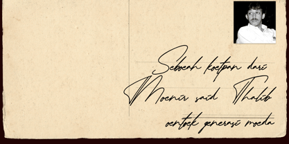 Jejak Rupa Font Poster 13