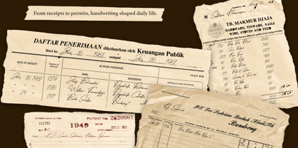 Jejak Rupa Font Poster 11