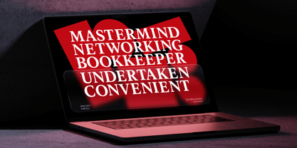 Fortecs Font Poster 5