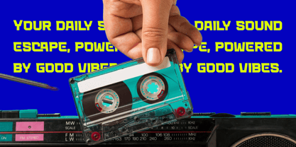 Planet Nebula Font Poster 8