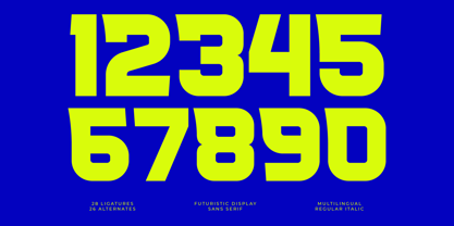 Planet Nebula Font Poster 11