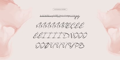 Chaerty Mellorind Font Poster 11