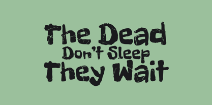 Blob Freak Font Poster 2