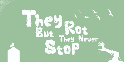 Blob Freak Font Poster 8