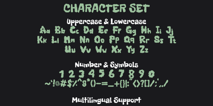 Blob Freak Font Poster 9