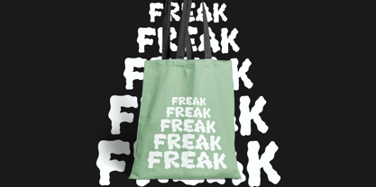 Blob Freak Font Poster 5