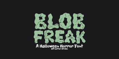 Blob Freak Font Poster 1