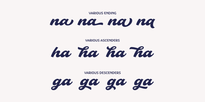Slideback Font Poster 13