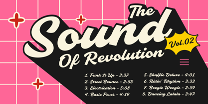 Slideback Font Poster 9
