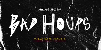 Bad Hours Font Poster 1