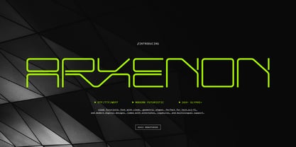 Arxenon Font Poster 1