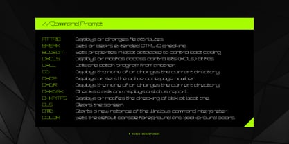 Arxenon Font Poster 2