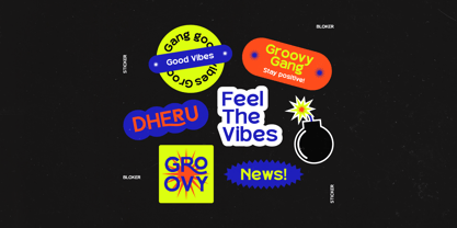 Bloker Font Poster 5