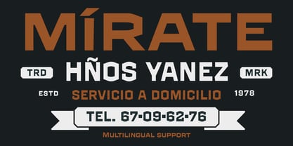 GW Grayback VF Font Poster 8