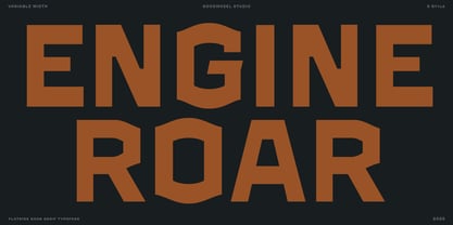 GW Grayback VF Font Poster 4