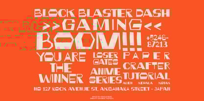 MGF Goblockie Font Poster 8