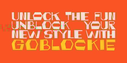 MGF Goblockie Font Poster 11