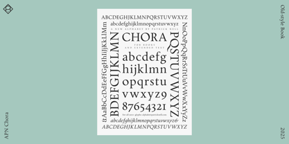 APN Chora Font Poster 9