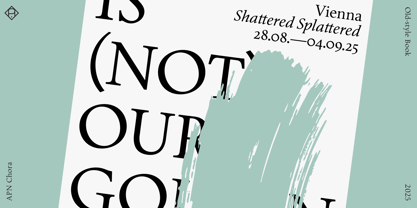 APN Chora Font Poster 8