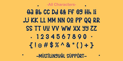 Baby Dog Font Poster 9