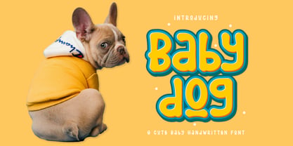 Baby Dog Font Poster 1