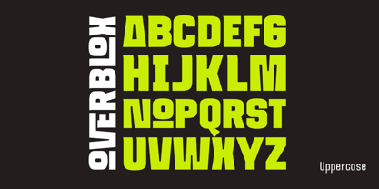 Overblox Font Poster 9