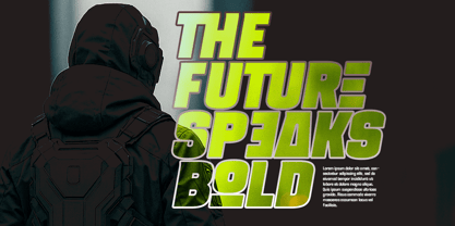 Overblox Font Poster 2