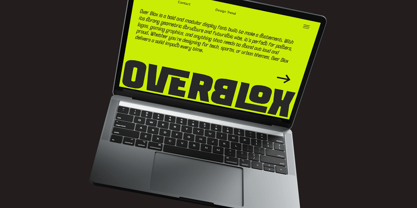 Overblox Font Poster 5