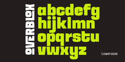 Overblox Font Poster 8