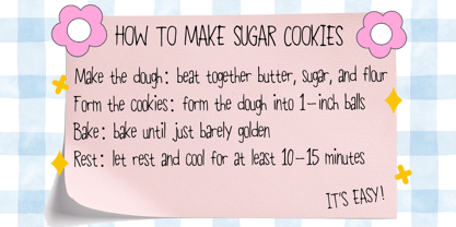 Skinny Handwriting Font Poster 2