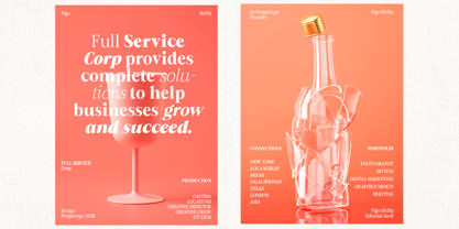 Figo Shiftz Editorial Font Poster 13