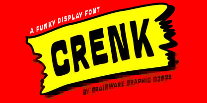 Crenk Font Poster 1