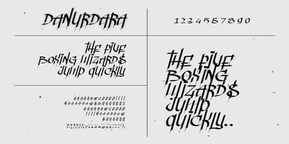Danurdara Font Poster 7