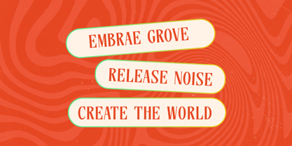 Sunkis Display Font Poster 3